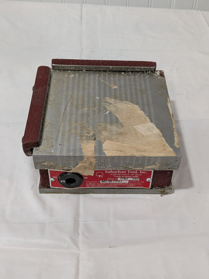Suburban Permanent Magnetic Chuck, Fine Pole, 6" x 6" - MC-66-FP-S1