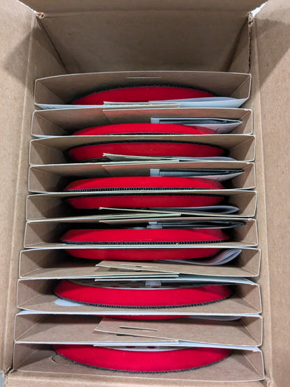 3M Disc Backing Pad: 6" Dia, Hook &amp; Loop 12000 Max RPM Qty 10 710002746