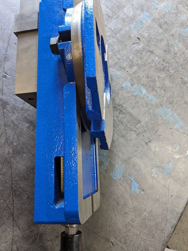 Unbranded Machine Vise: 6" Jaw Width Horizontal Swivel Base