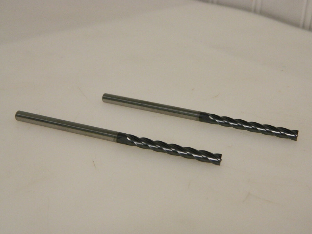 Iscar Solid Carbide Square End Mill 4 Flute 30° Helix Qty 2 5651180