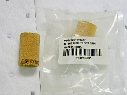 Jupiter Pneumatics 40 Micron Element miniature filters QTY 5  22012100JP