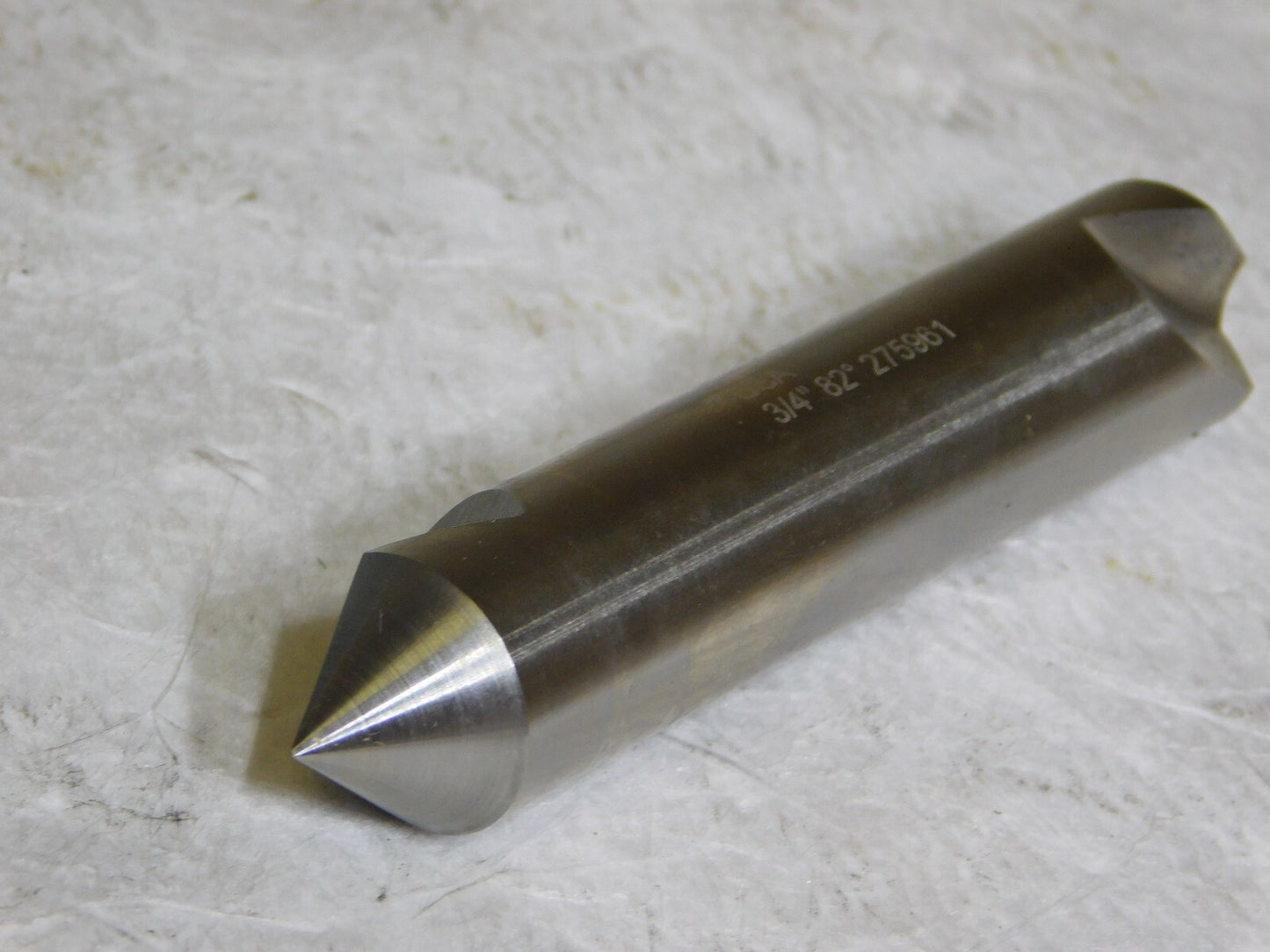 Hertel HSS Double End Countersink 3/4 Head Dia 1Fl 3/4 Shank Dia 89339253 USA
