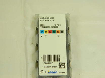 Iscar CR D.50-QF IC328 Carbide Ball Nose Profiling Insert Qty 9 5601197