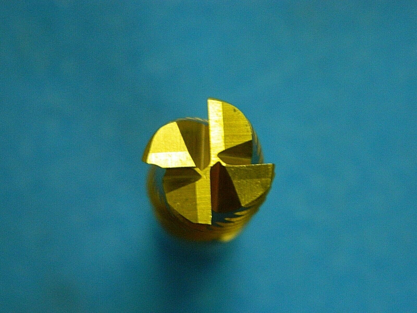 Interstate Cobalt End Mill 1/2" x 1/2" x 3" TiN Coated 4FL 01906338