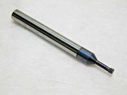 Carmex Carbide Mini Thread Mill No 8-36UN 0.13" Cut Diam 3FL S0250C3536UN