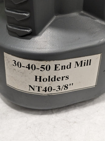 Interstate End Mill Holder: NMTB40 Taper Shank, 3/8 Hole 08366270