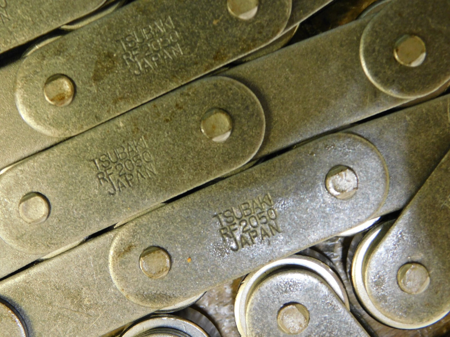 U.S. Tsubaki Oversize Double Pitch Roller Chain 1-1/4" Pitch ANSI C2052 C2052RB