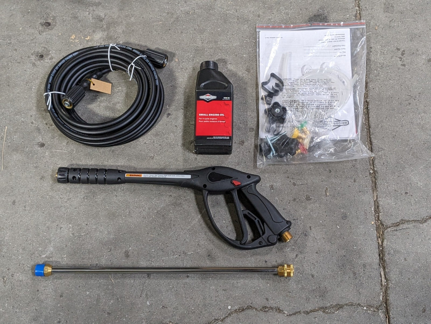 Briggs and Stratton 020775A Gas Powered Cold Water Pressure Washer 3400 PSI