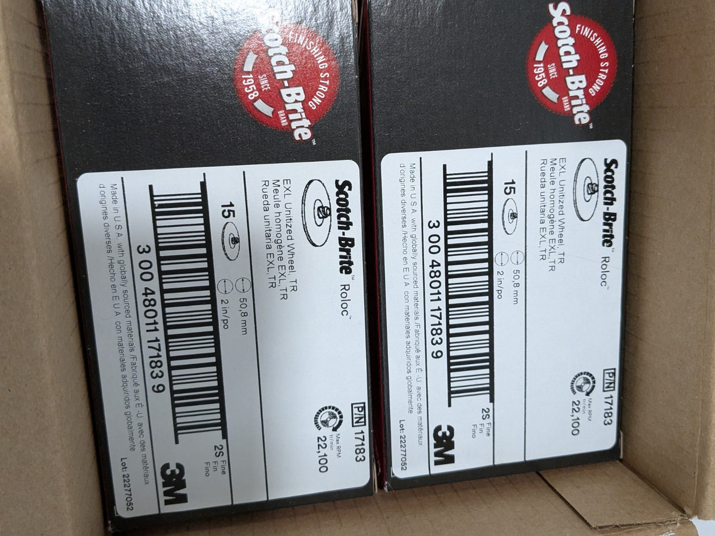 (60) 3M Quick-Change Disc: Roloc TR, 2 Dia Silicon Carbide Non-Woven 7000045976