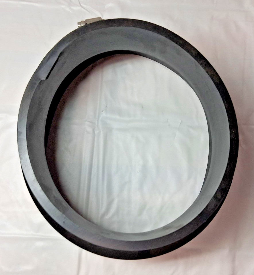 Fernco PVC Flexible Pipe Coupling With Clamp 10x8 1056-10-8