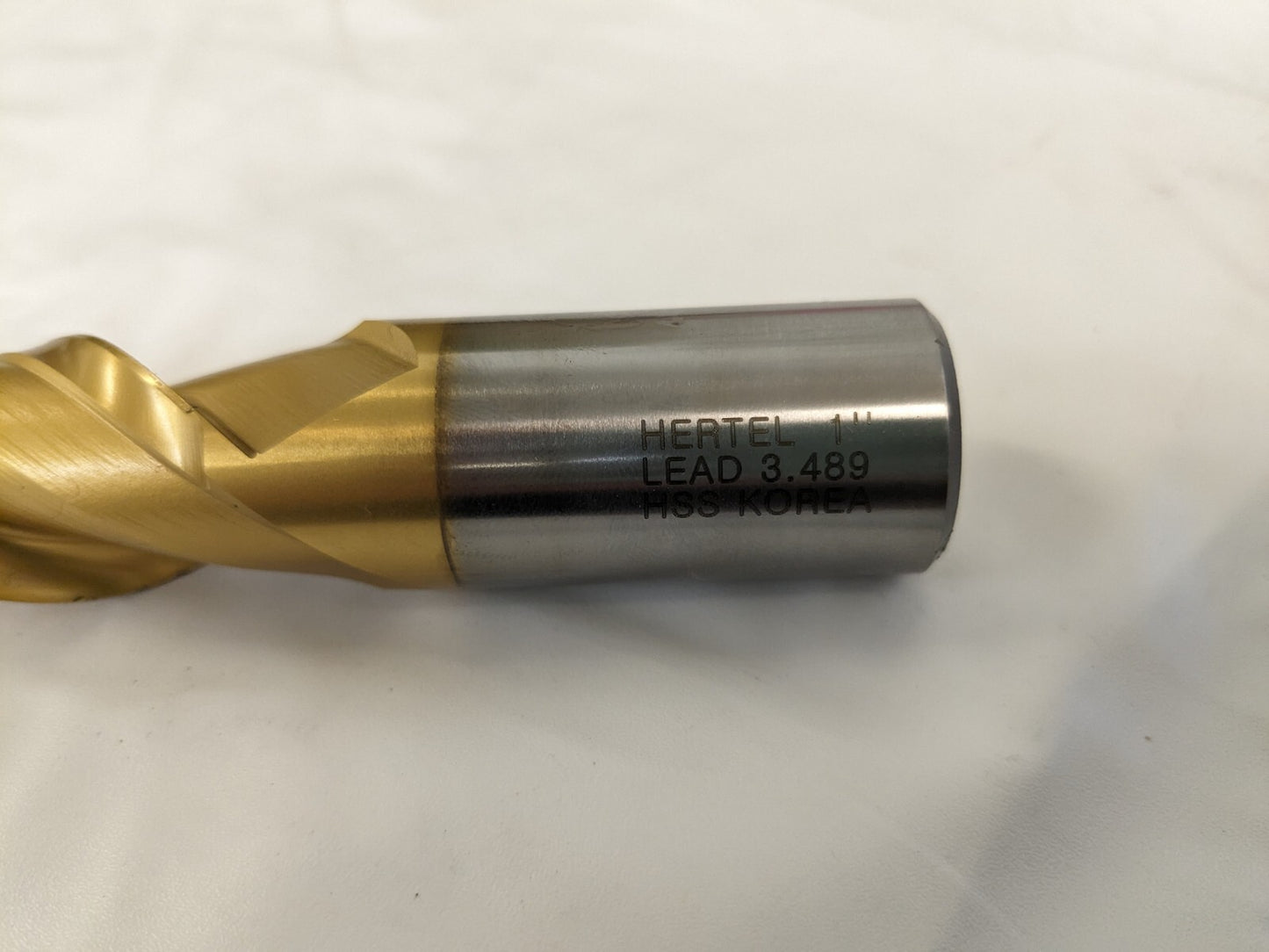 HERTEL Square End Mill: 1 Dia, 6 LOC, 2 Fl HSS GH072064