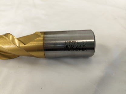HERTEL Square End Mill: 1 Dia, 6 LOC, 2 Fl HSS GH072064