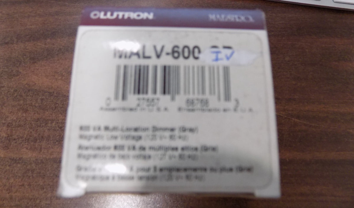 Lutron Maestro MALV-600-IV  Low-Voltage Multi-Location Dimmer  Ivory