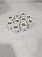 Zebra White 2" X 2" PolyPro 4000D - for Mobile Printers Qty 10 Rolls 1