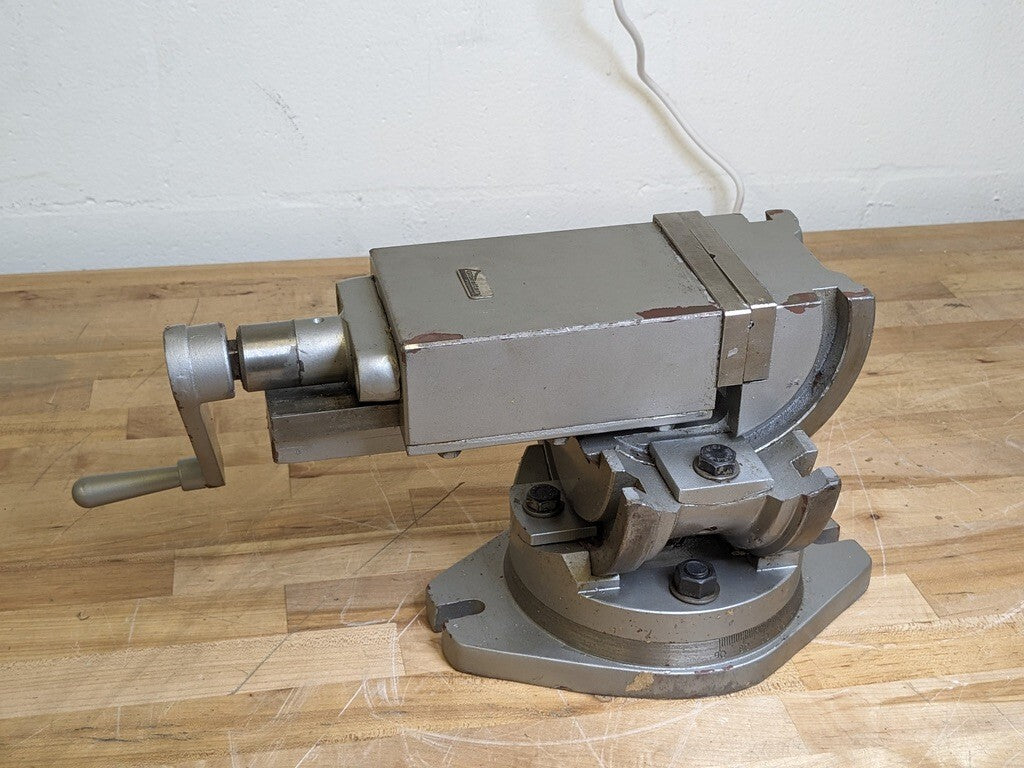 Gibraltar 3-Axis Tilting Angle Machine Vise w/ Swivel Base 110052 Damaged