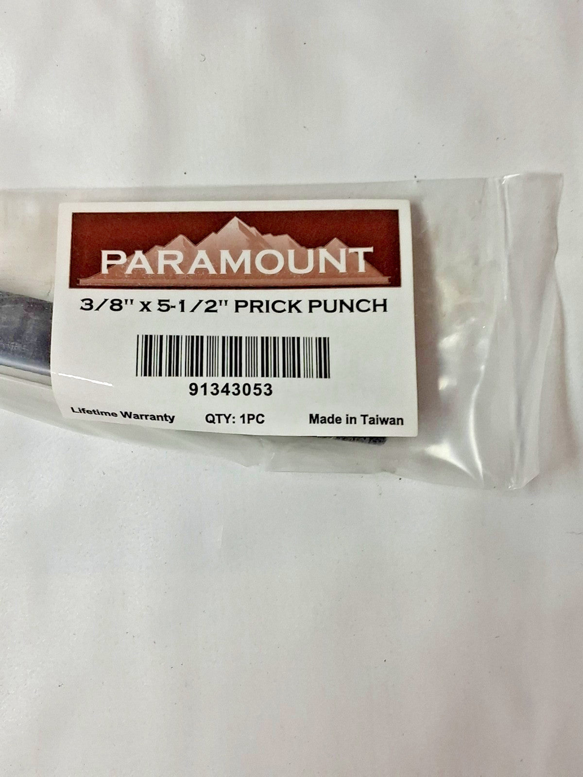 Paramount Prick Punches 3/8" DIA 5-1/2" FL QTY15 PAR-PK140