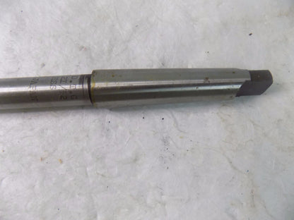 DTC #0253-0426 21/32" x 9" HSS 2MT Taper Shank RH 8FL Expansion Chucking Reamer