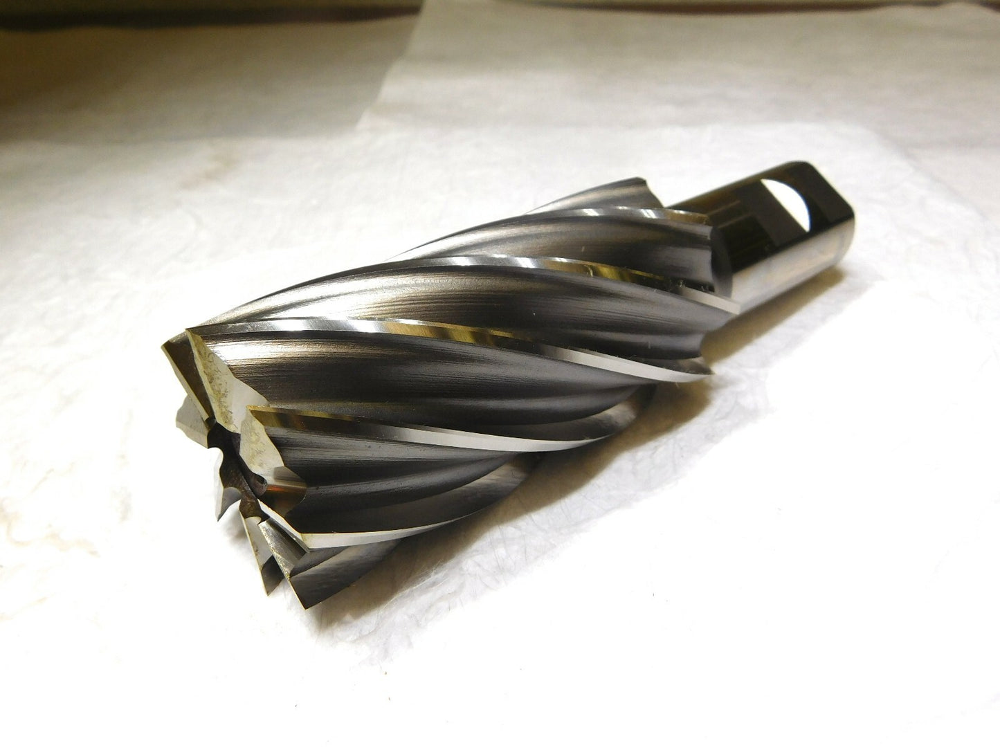 Putnam HSS Square End Mill 2 Dia 8Fl 4 LOC 1.25 Shank Diameter 6.5 OAL 94287