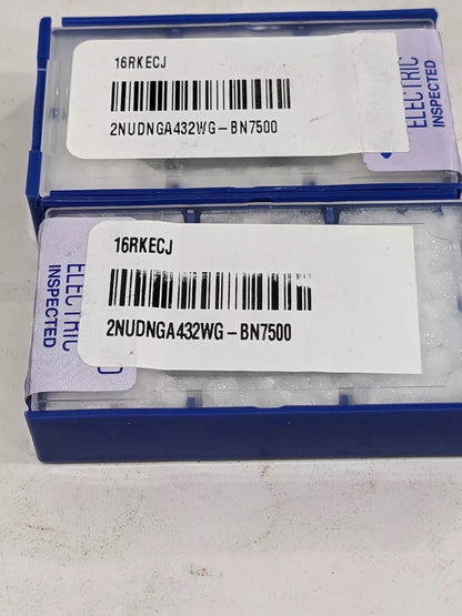 SUMITOMO PCBN Turning Insert: 2NUDNGA432WG-BN7500 Qty 2 16RKECJ