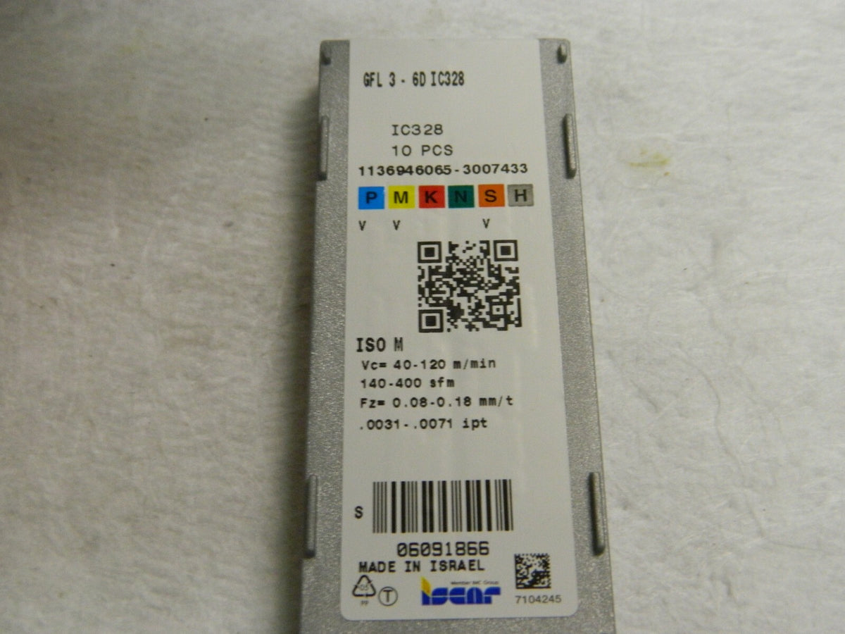 Iscar Cut-Off Inserts QTY 5 6091866