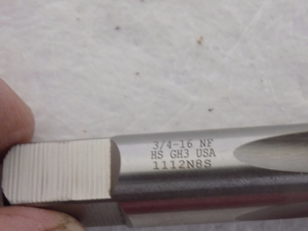 Hertel 02385169 HSS Bright 3/4"-16 UNF H3 4FL Straight Standard Hand Tap
