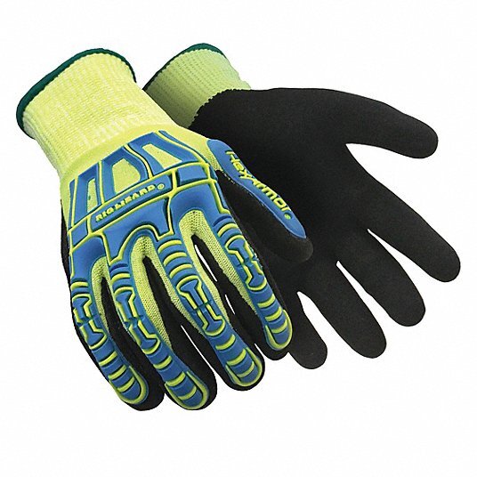 PACK of 12 PAIRS Rig Lizard Impact Protection Safety Work Gloves 2098-L