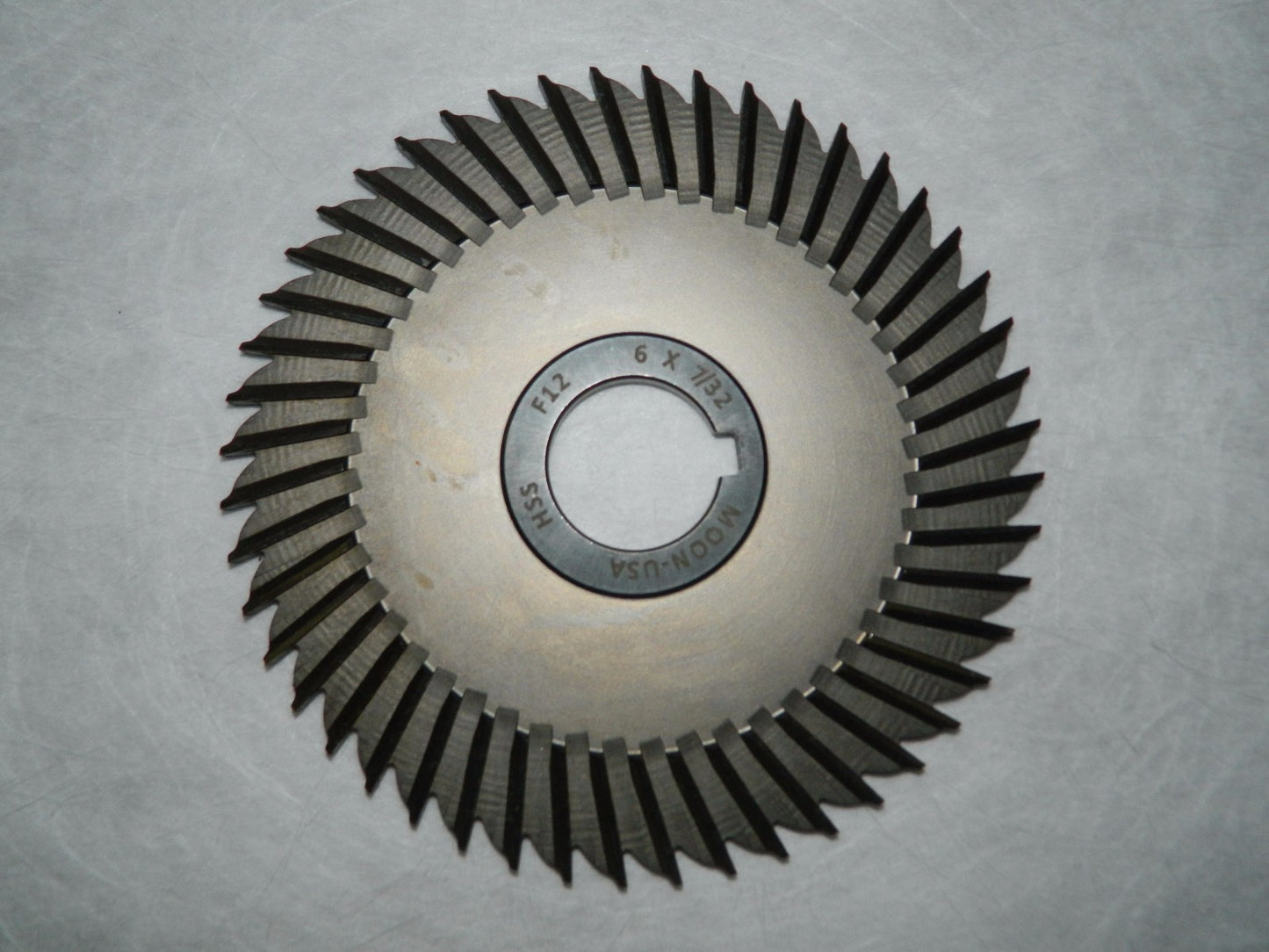 Moon Side Chip Saw 6" Blade Dia. x 7/32" Thick x 1-1/4" Hole 48T HSS #SS6218-1
