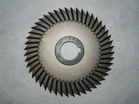 Moon Side Chip Saw 6" Blade Dia. x 7/32" Thick x 1-1/4" Hole 48T HSS #SS6218-1