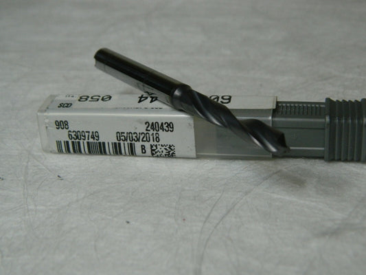 Iscar Solid Carbide Screw Machine Drill Bit 0.213" Spiral Flute 5530760