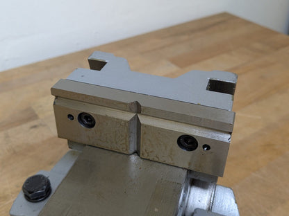 Precision 2-Axis Machine Vise w/ Swivel Base 4" Jaw Width 4" Opening C