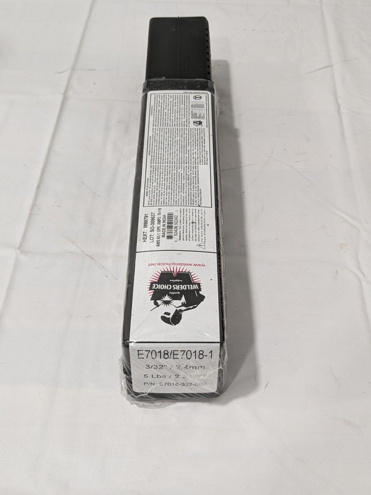 WELDER S CHOICE Stick Welding Electrode 3/32  Dia, 14", Steel Alloy 5LB 59804013