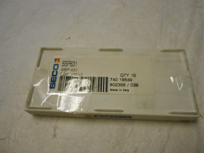 Seco SSP-631 Indexable Insert Drills Qty. 10 19549