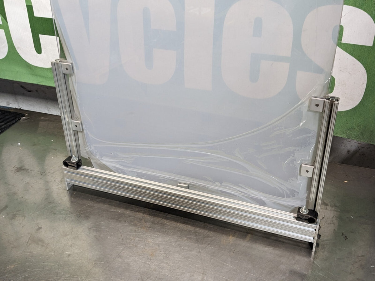 Rockford Milling Machine Guard Rear Mill Shield Panel 24" x 24" Polyca
