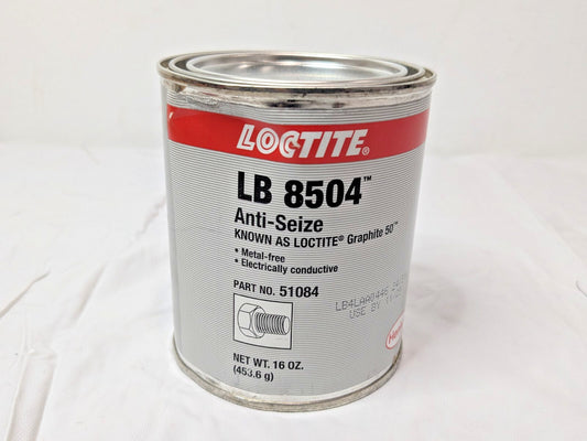1 LB CAN Loctite Graphite 50 Anti-Seize Lubricant Series LB 8504 51084-234244