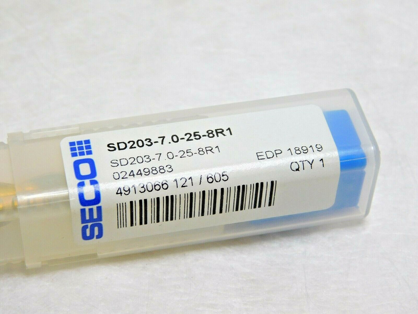 Seco Carbide Screw Machine Drill Bit TiAlN 7mm 140° SD203-7.0-25-8R1 189169