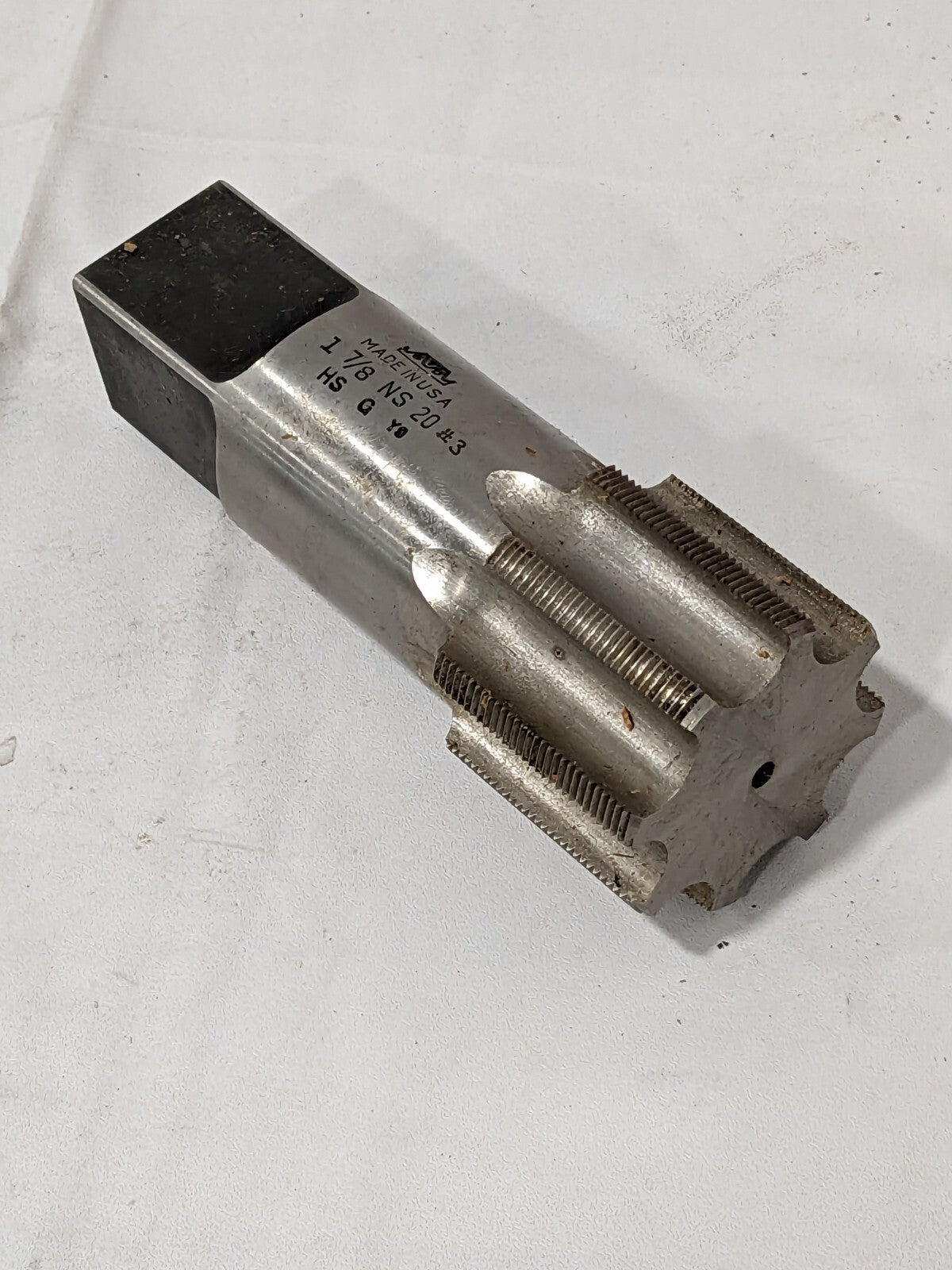 GTD HSS Straight Flute Tap: 1-7/8-20 UNS, 6 Flute, Class 3B 04878211