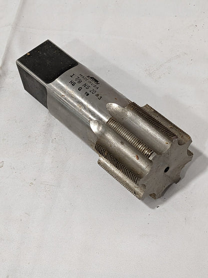 GTD HSS Straight Flute Tap: 1-7/8-20 UNS, 6 Flute, Class 3B 04878211