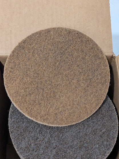 MERIT Hook & Loop Disc 7" Dia NonWoven Aluminum Oxide Qty 25 117597321