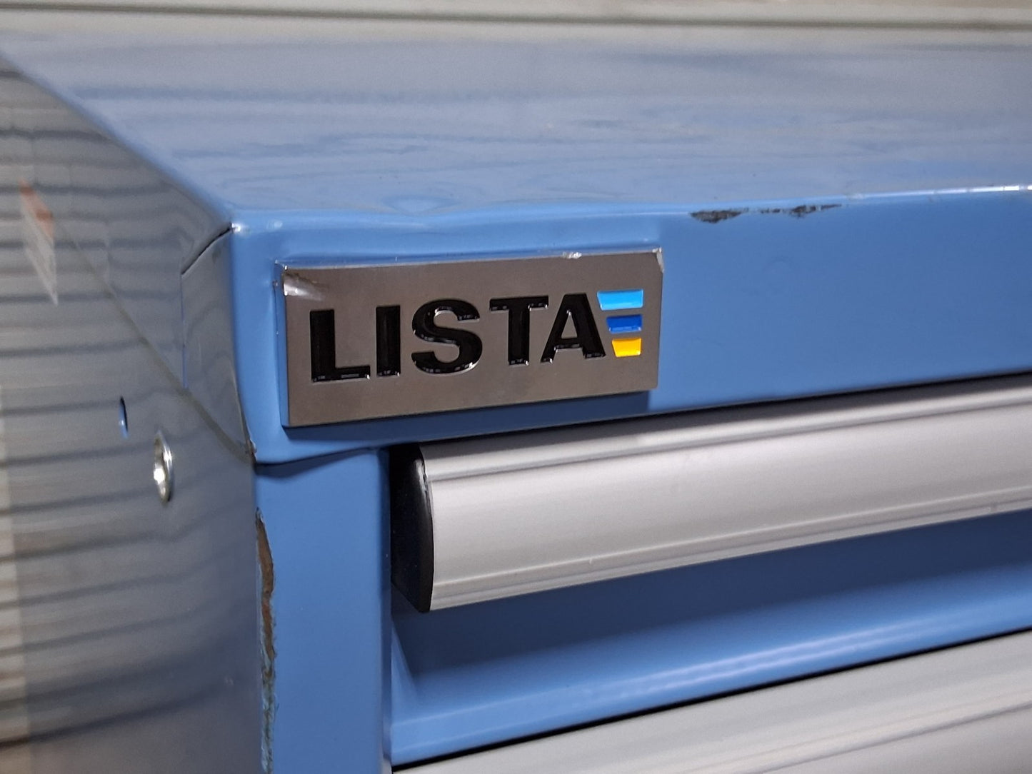 Lista Mobile Modular Storage Cabinet 9 Drawer 47 x 40 x 22 Scratch N Dent