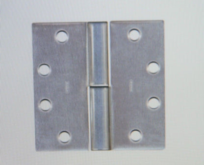 Stanley 4-1/2" x 4-1/2" RH 304 Stainless Steel Full Mortise Hinges Qty
