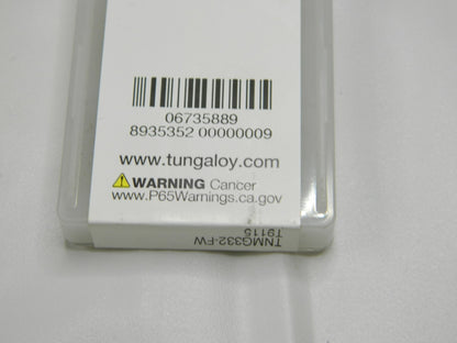 Tungaloy Carbide Insert TNMG160408-FW T9115 Qty 10 06735889
