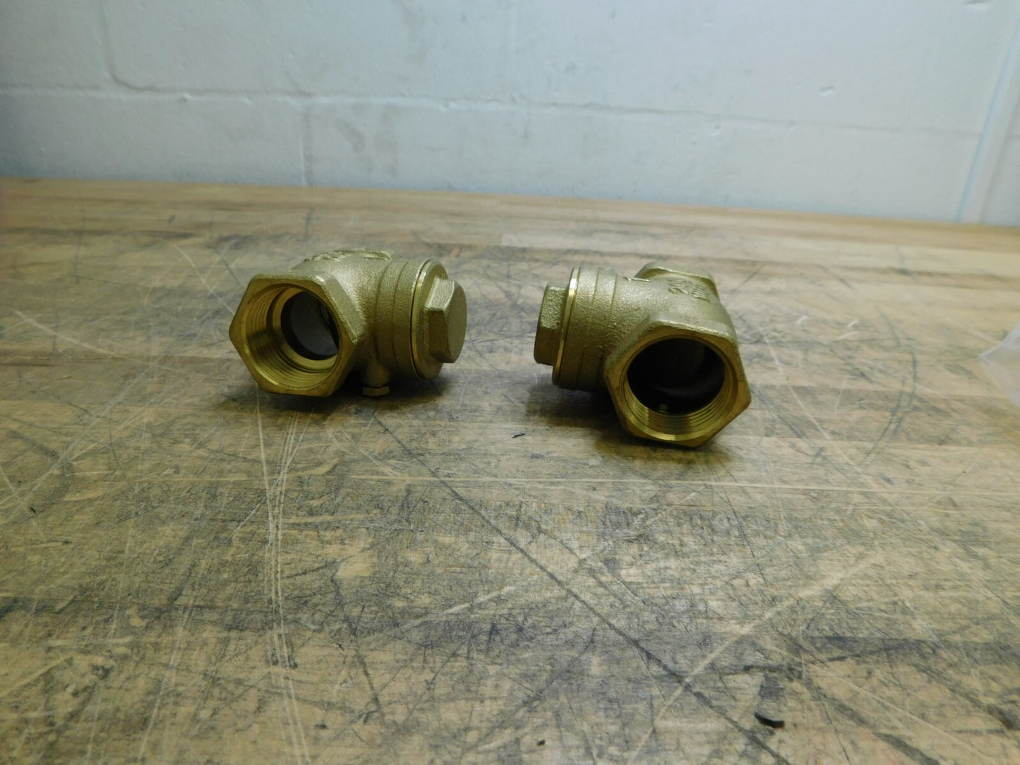 Legend Valve 1" Lead Free Brass Check Valve 2 Pack 105-105NL