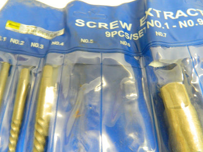Interstate Incomplete Spiral Flute Screw Extractor Set 05026802