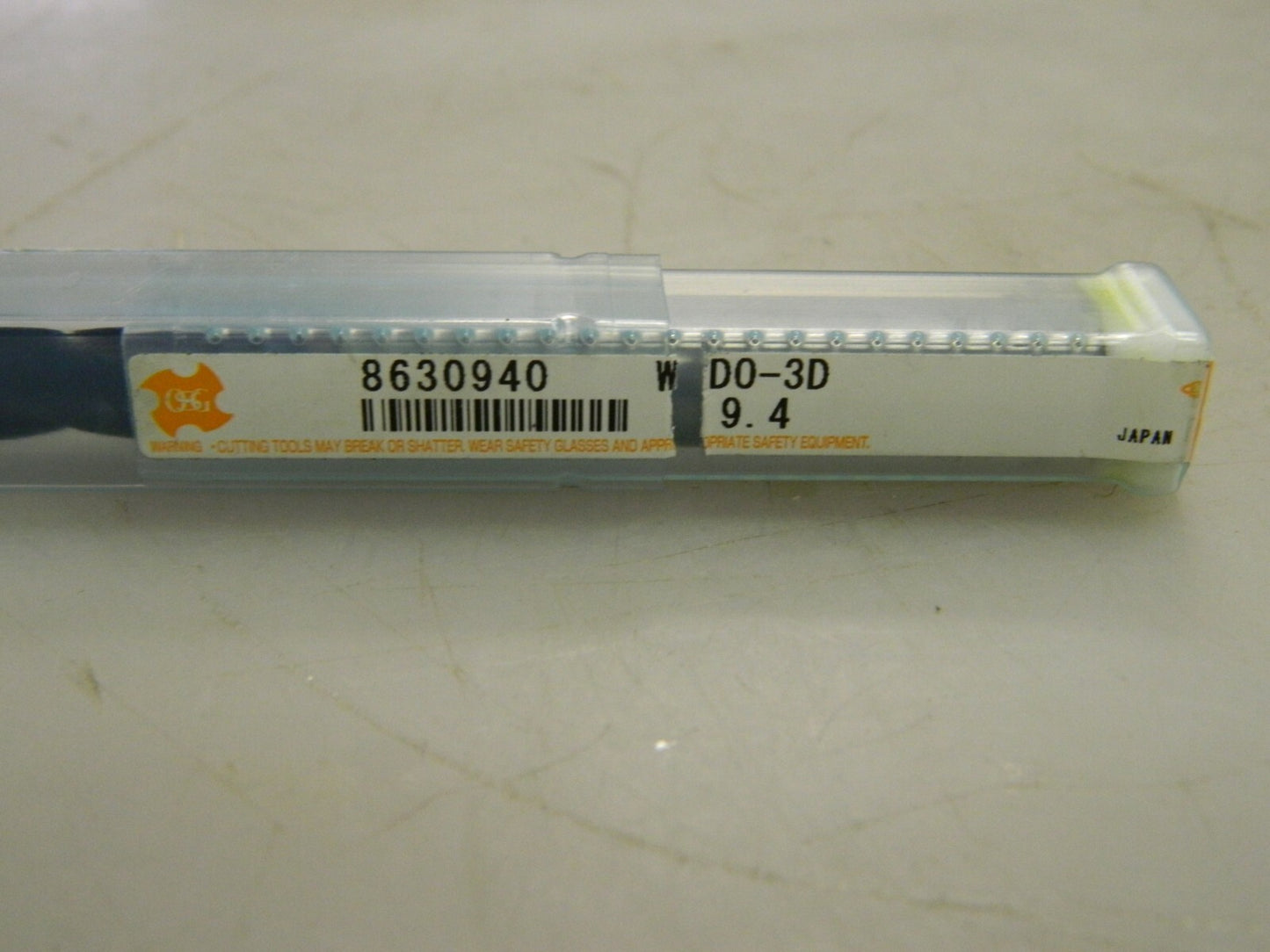 OSG Screw Machine Drill Bit 0.3701" 140° Point Angle Spiral Flute 8630940