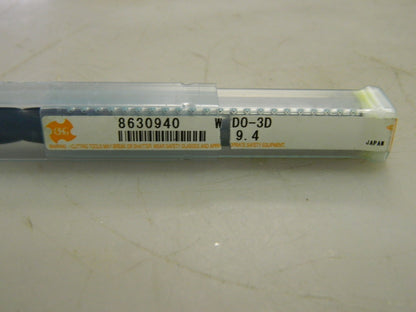 OSG Screw Machine Drill Bit 0.3701" 140° Point Angle Spiral Flute 8630940