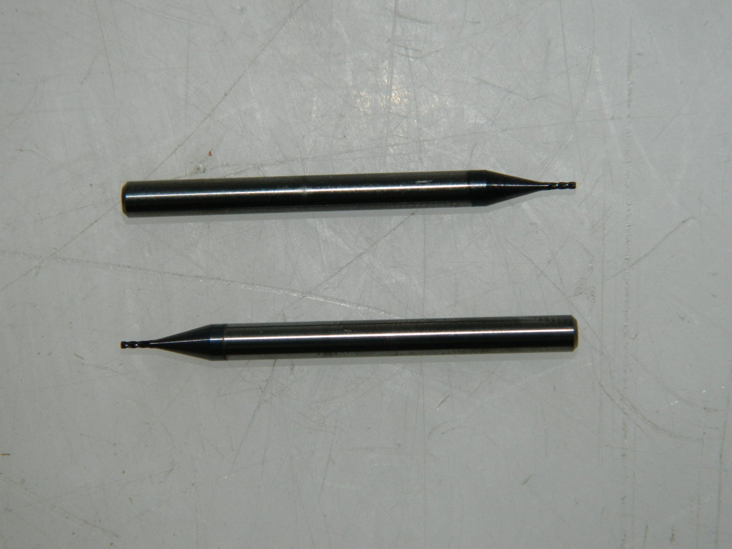 Microcut Corner Radius End Mills  4 FL .025" Cut Diam 1/8" Shank QTY 6