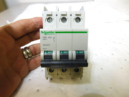 Schneider Electric  Miniature Circuit Breaker Multi 9 Range C60 UL489 3P 60177