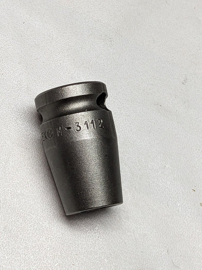 APEX Magnetic Impact Socket: 3/8" Drive, 3/8" Socket, Hex Drive Qty 2 M-3112