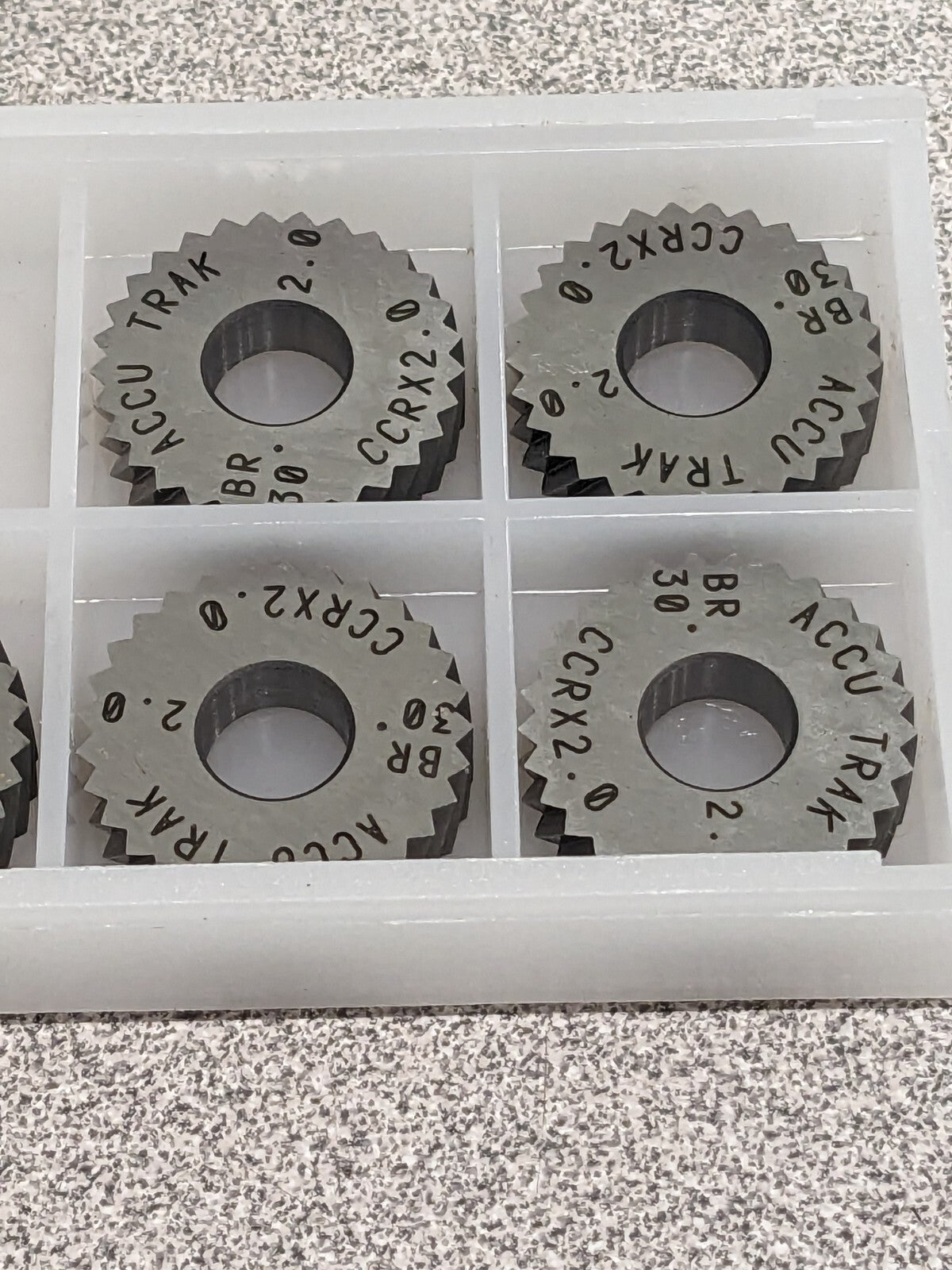 Standard Knurl Wheel: 21.5 mm Dia, 90 ° Tooth Angle, 13 TPI Qty 5 CCRX2.0