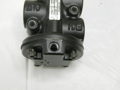 NORGREN Mechanically Operated Valve: Poppet, 3/4" Inlet/Outlet D1025C-CY
